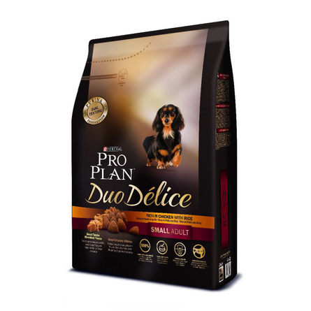 Pro Plan DuoDelice Small Adult Сухой корм для взрослых собак мелких пород (с курицей и рисом) – интернет-магазин Ле’Муррр