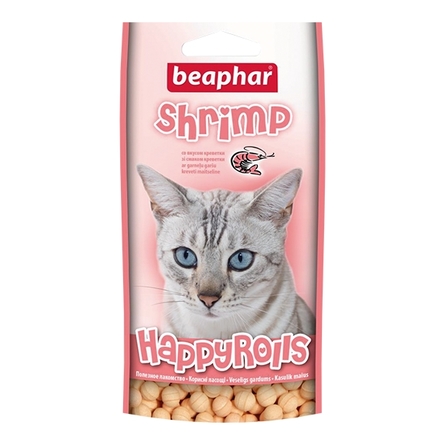 Beaphar Rouletties Витаминизированное лакомство для взрослых кошек (с креветками) – интернет-магазин Ле’Муррр